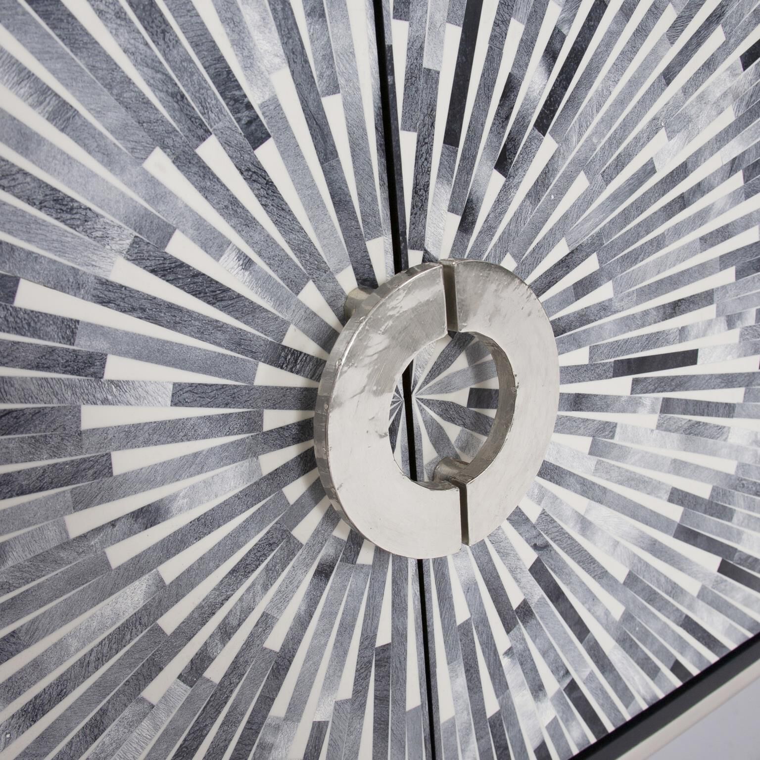 Aurora Nickel Bar Cabinet