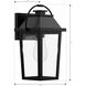 Branwyn 1 Light 13 inch Sand Coal Black Outdoor Wall Lantern