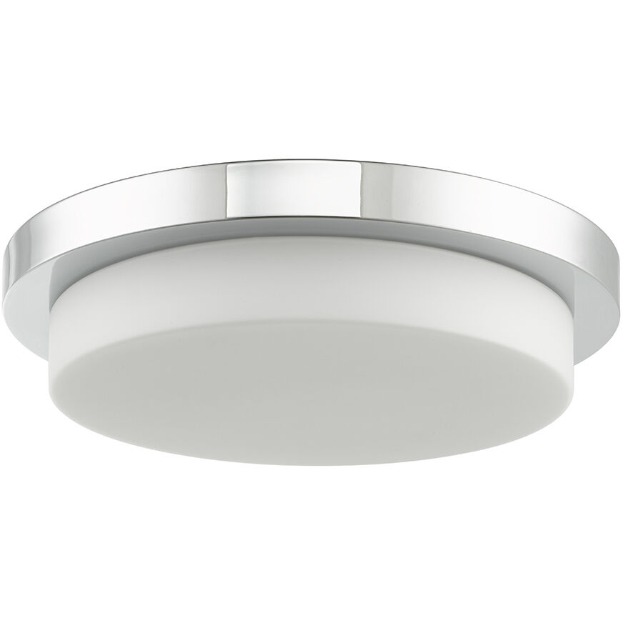 Step LED 15.8 inch Chrome Flush Mount Ceiling Light