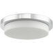 Step LED 15.75 inch Chrome Flush Mount Ceiling Light