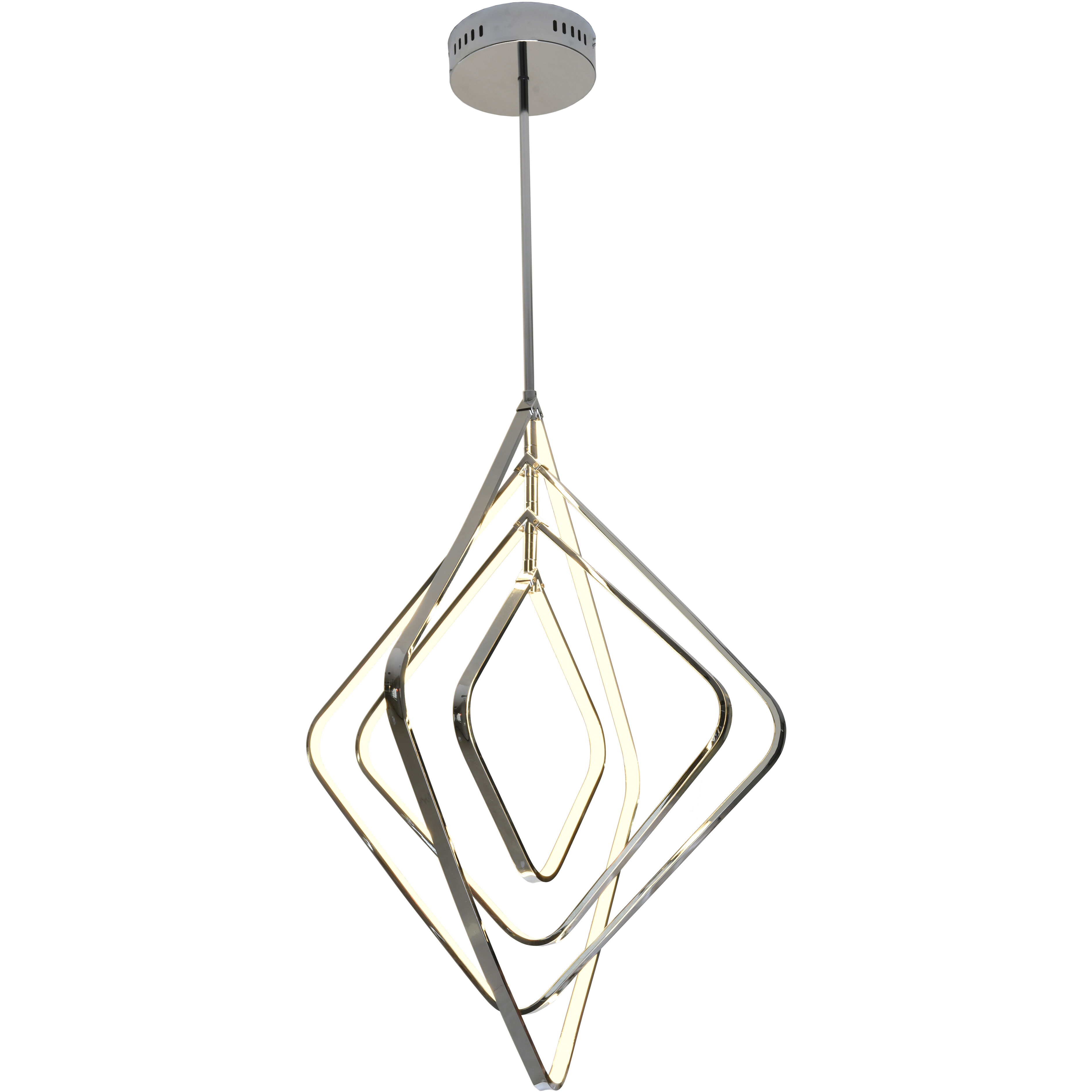 Canada LED 23.8 inch Chrome Chandelier Ceiling Light