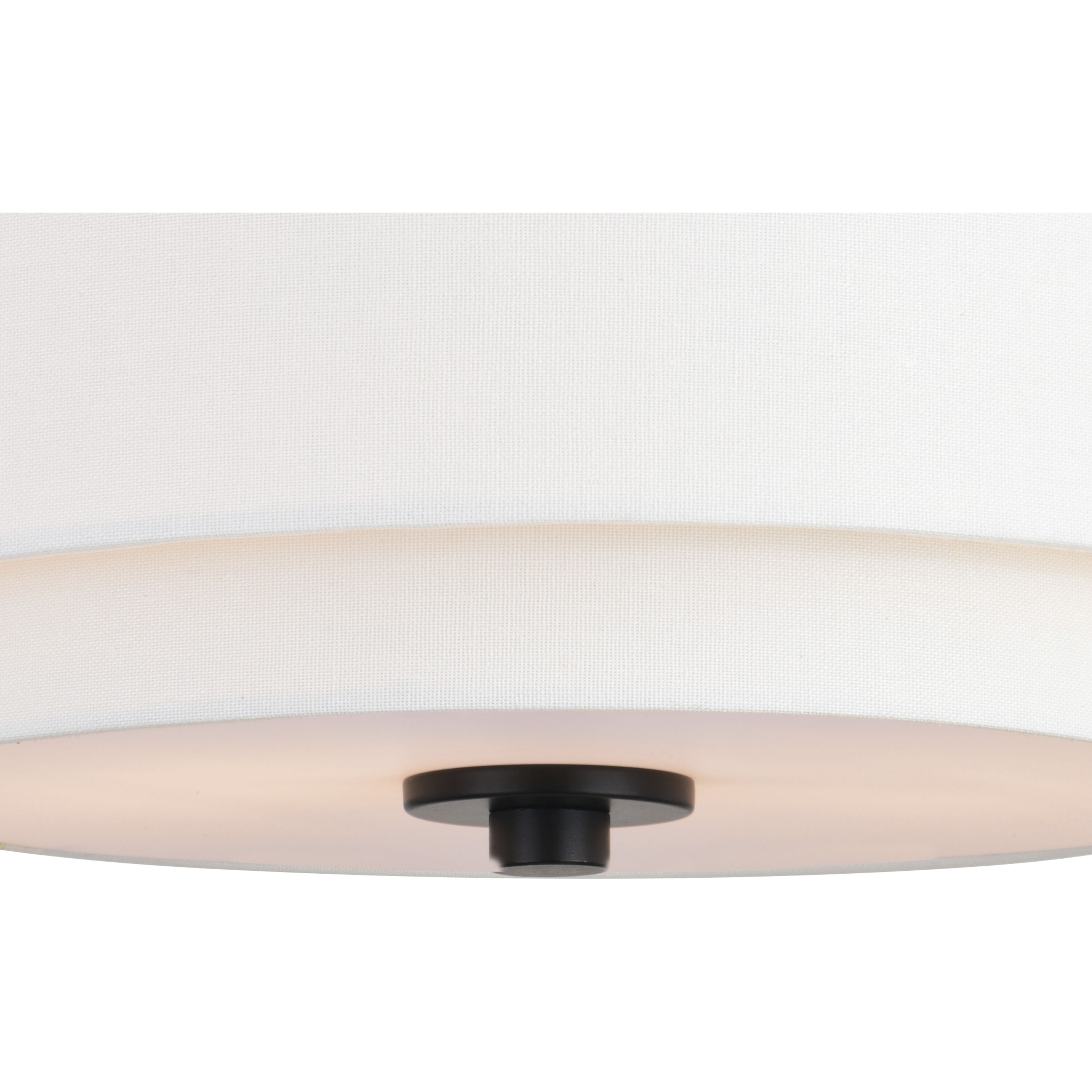 Burnaby LED 13 inch Black Flush Mount Ceiling Light