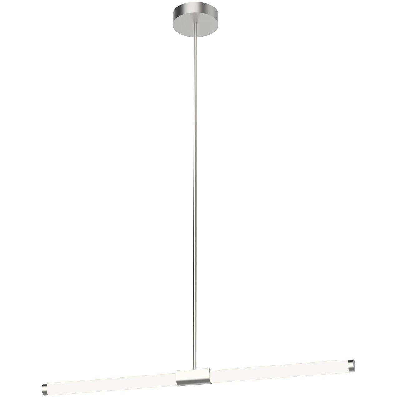 Akari 35.5 inch Brushed Nickel Linear Pendant Ceiling Light