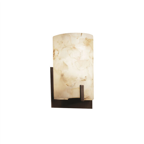 Alabaster Rocks LED 5.5 inch Matte Black ADA Wall Sconce Wall Light in 700 Lm LED