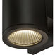 Griffith LED 5.5 inch Textured Black Exterior Wall