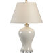 Chelsea House 29 inch 100.00 watt Cream Glaze/Clear Table Lamp Portable Light