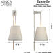 Lodelle 1 Light 10 inch Matte White Wall Sconce Wall Light