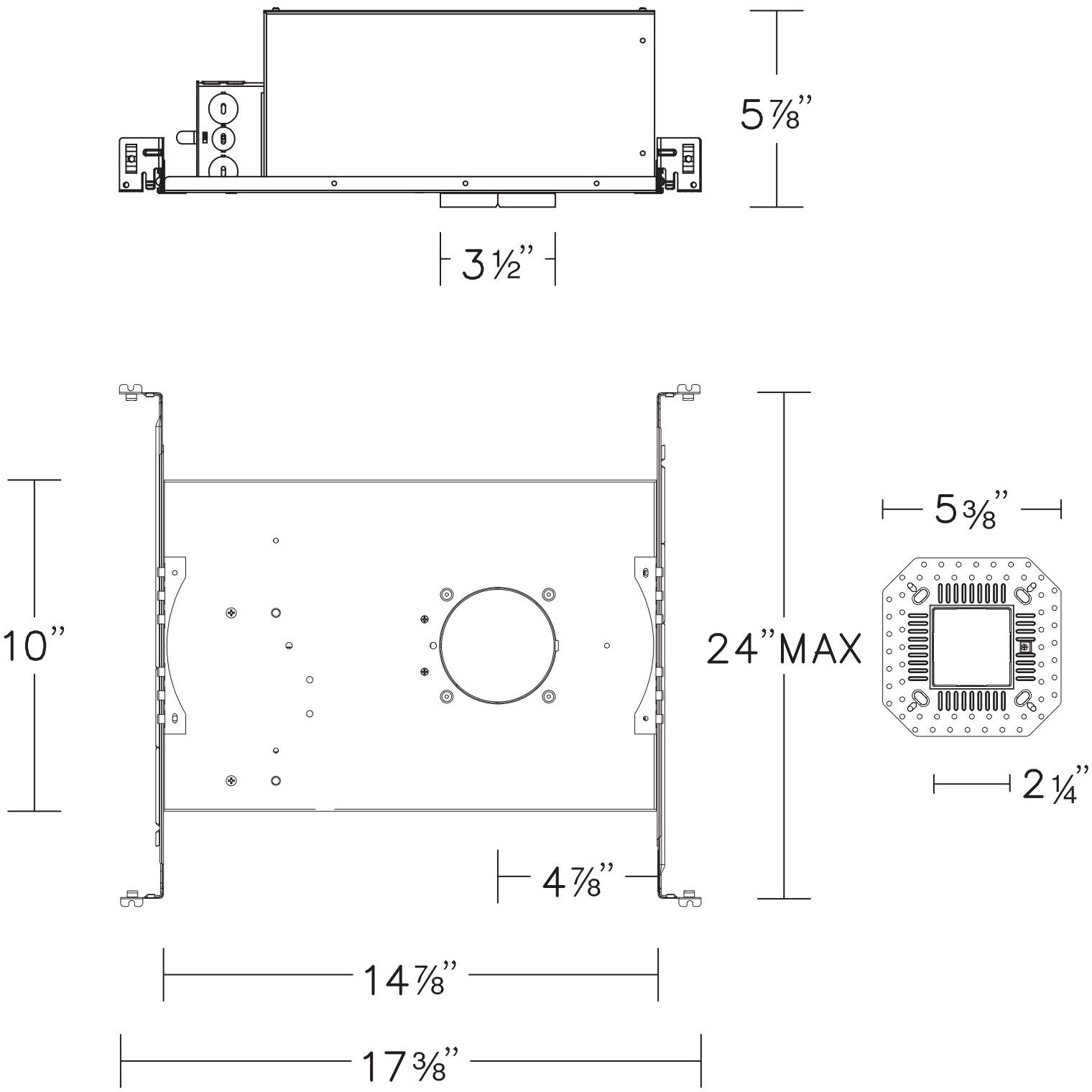 FQ Galvanized Steel Housing, IC Housing Only