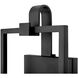 Stassi 1 Light 21 inch Black Outdoor Wall Mount Lantern