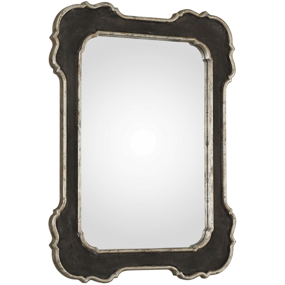 Bellano 42 X 32 inch Aged Black Mirror