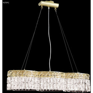 Bar Light 9 Light 6 inch Gold Crystal Chandelier Ceiling Light