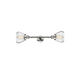 Franklin Restoration Fulton LED 7 inch Polished Nickel Bath Vanity Light Wall Light in Clear Glass, Franklin Restoration
