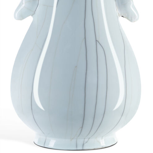 Celadon Crackle 13.75 X 9.5 inch Vase