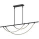 Aryas LED 60 inch Urban Bronze Linear Pendant Ceiling Light
