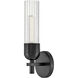 Soren 1 Light 5 inch Black Bath Light Wall Light