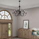 Estate 12 Light 36 inch Black 2-Tier Chandelier Ceiling Light