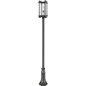 Fallow 1 Light 119.38 inch Black Outdoor Post Mounted Fixture
