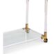Americano Clear Bar Cart