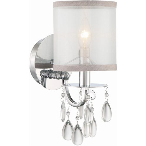 Hampton 1 Light 5.5 inch Polished Chrome Sconce Wall Light