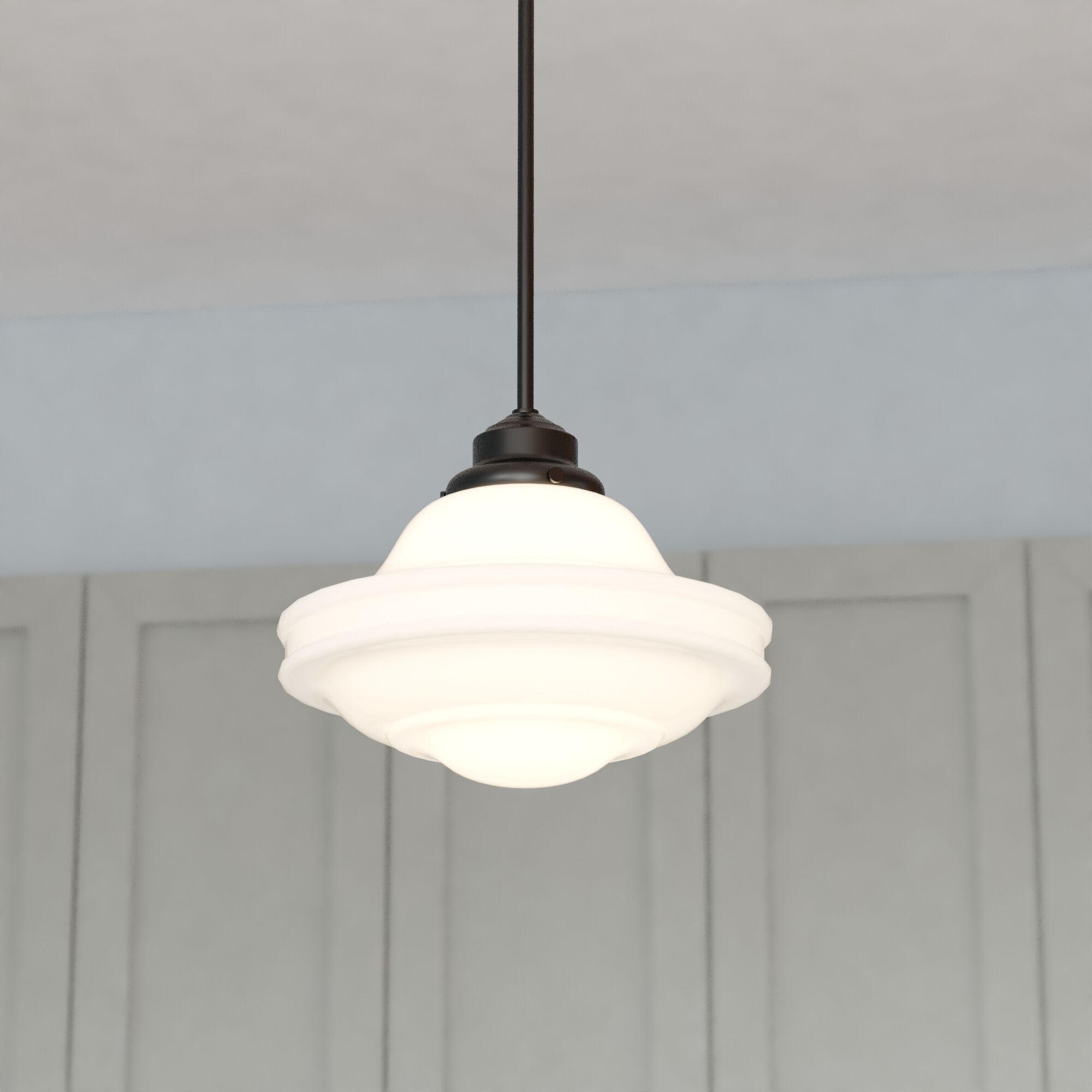 Huntley LED 12 inch Oil Rubbed Bronze Pendant Ceiling Light