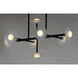 Helio LED 35 inch Black Suspension Pendant Ceiling Light