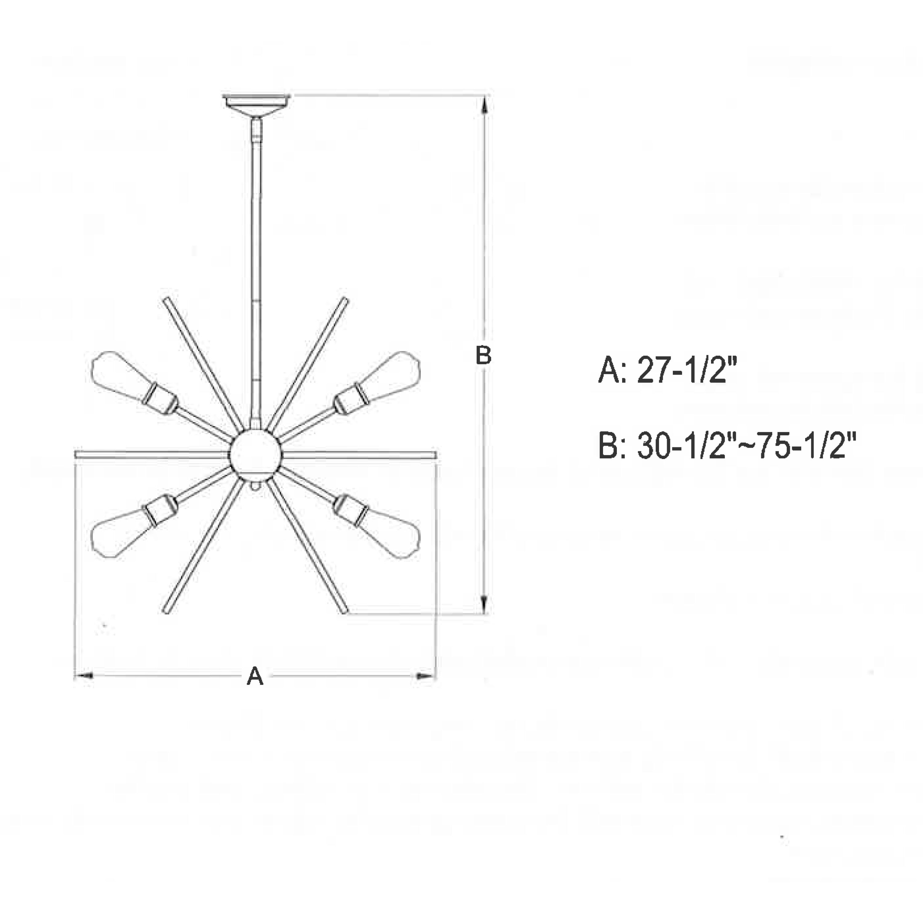 Estelle LED 27.5 inch Polished Nickel Pendant Ceiling Light