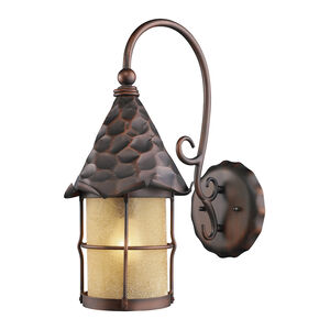 Greenville 1 Light 19 inch Antique Copper Outdoor Sconce