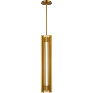 Kelly by Kelly Wearstler Carson LED 5.38 inch Burnished Brass Pendant Ceiling Light