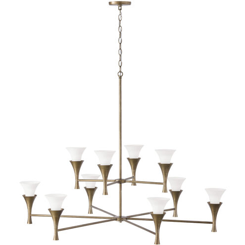 Nola 10 Light 48 inch Mystic Luster Chandelier Ceiling Light