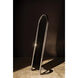 Duke 71 X 23.5 inch Matte Black Mirror
