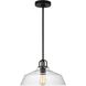 Drew & Jonathan Scott Payton 1 Light 15 inch Midnight Black Pendant Ceiling Light