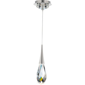 Hibiscus LED 5.9 inch Polished Nickel Mini Pendant Ceiling Light, Beyond