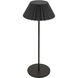 Zola 14.38 inch 3 watt Black Table Lamp Portable Light