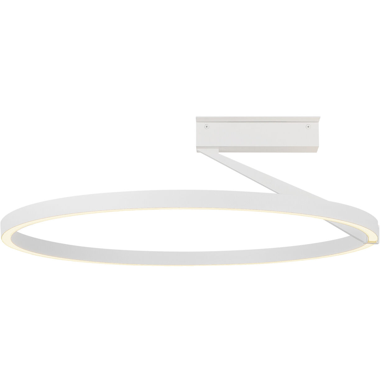 Roda LED 23.63 inch White Semi-Flush Mount Ceiling Light