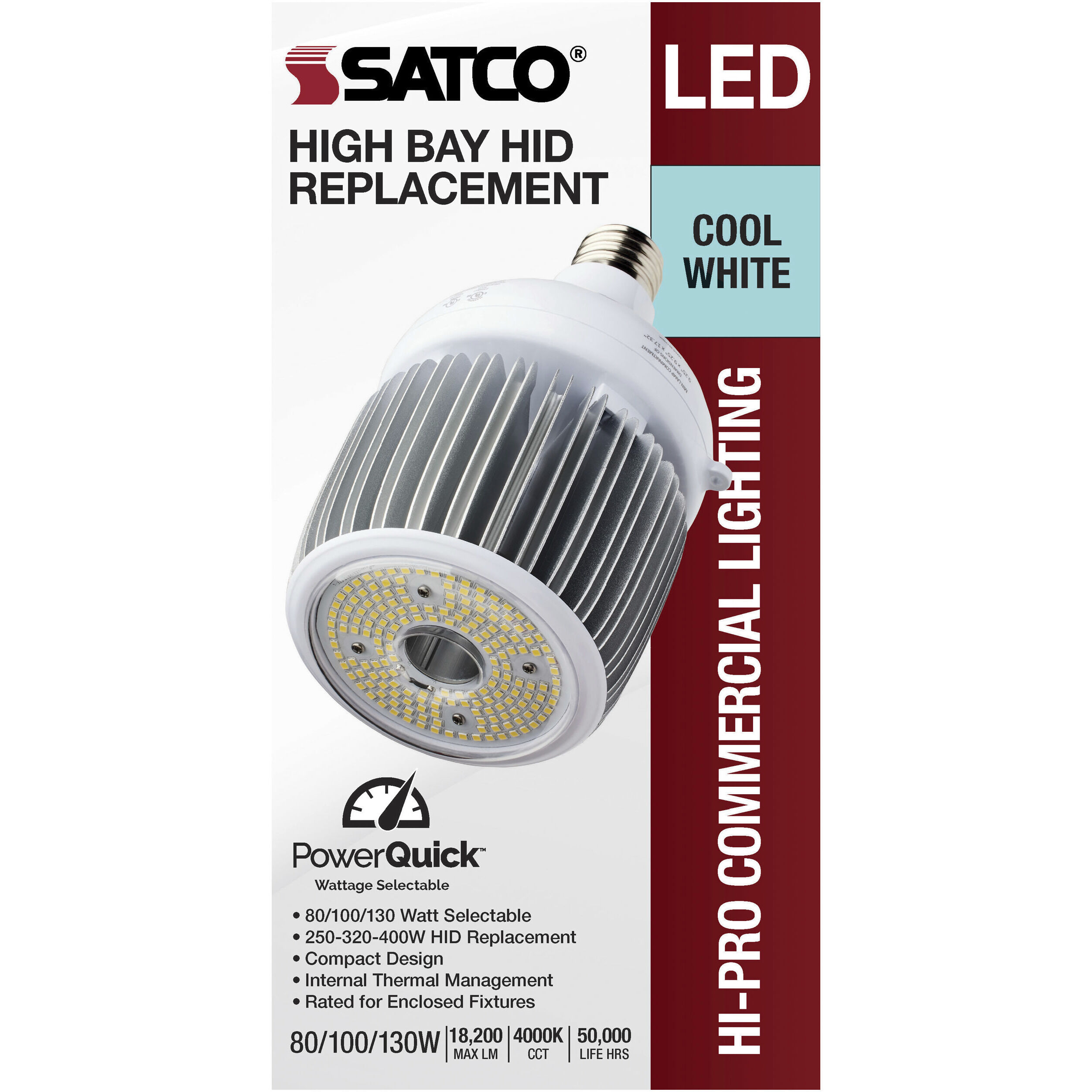 Hi-Pro LED LED Mogul Extended 4000K HID Replacements