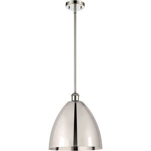 Ballston Dome 1 Light 12 inch Polished Nickel Pendant Ceiling Light