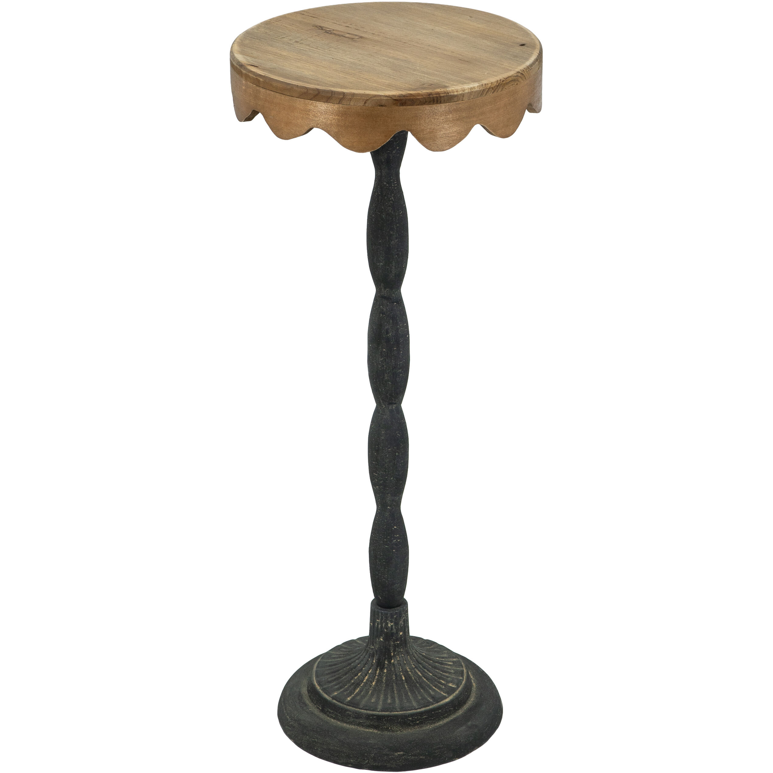 Anita 25.4 X 10.4 inch Black and Brown Side Table