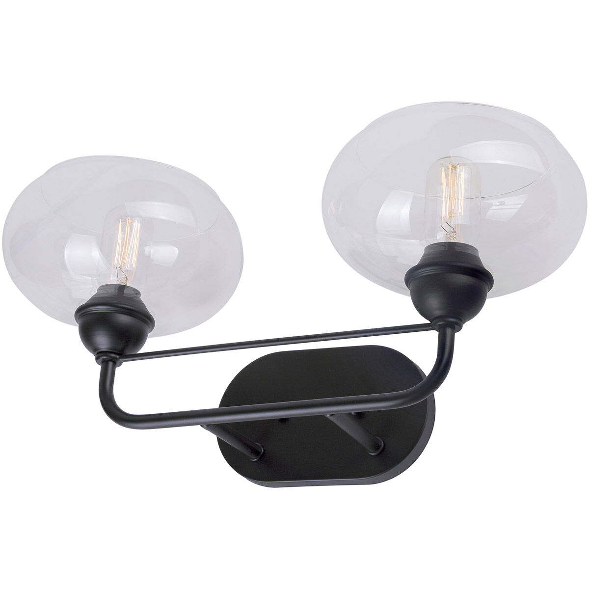 Cameron 2 Light 20 inch Black Vanity Light Wall Light