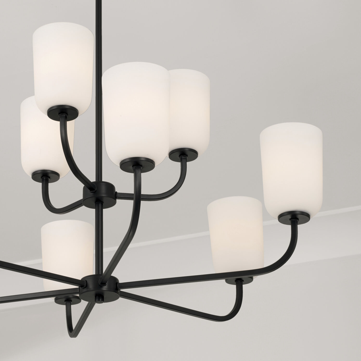 Lawson 9 Light 32 inch Matte Black Chandelier Ceiling Light