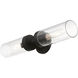 Ludlow 2 Light 4.25 inch Black Vanity Sconce Wall Light
