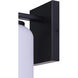 Bram 1 Light 6.25 inch Matte Black Vanity Fixture Wall Light