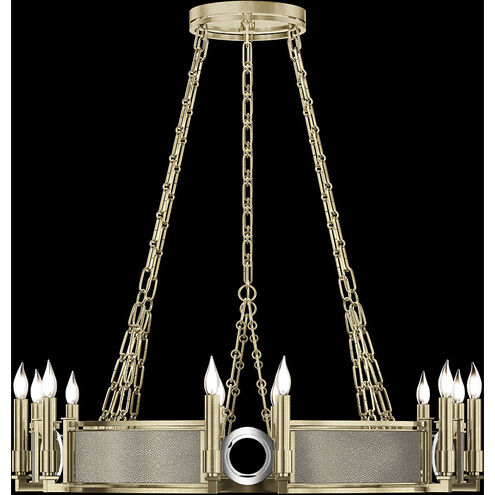 Mirage 12 Light 35.75 inch Gold Chandelier Ceiling Light