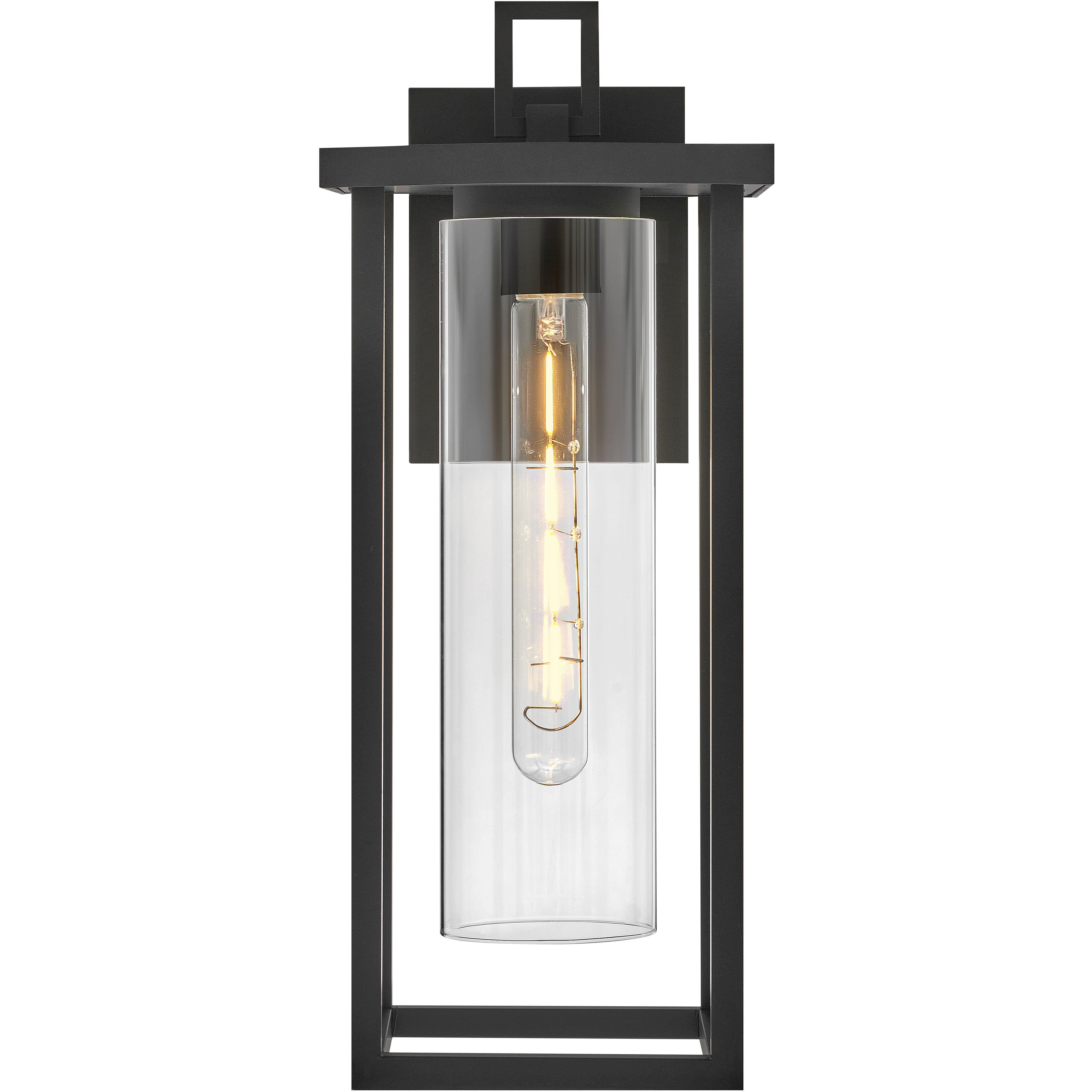 Mateo LED 17 inch Black Outdoor Wall Mount