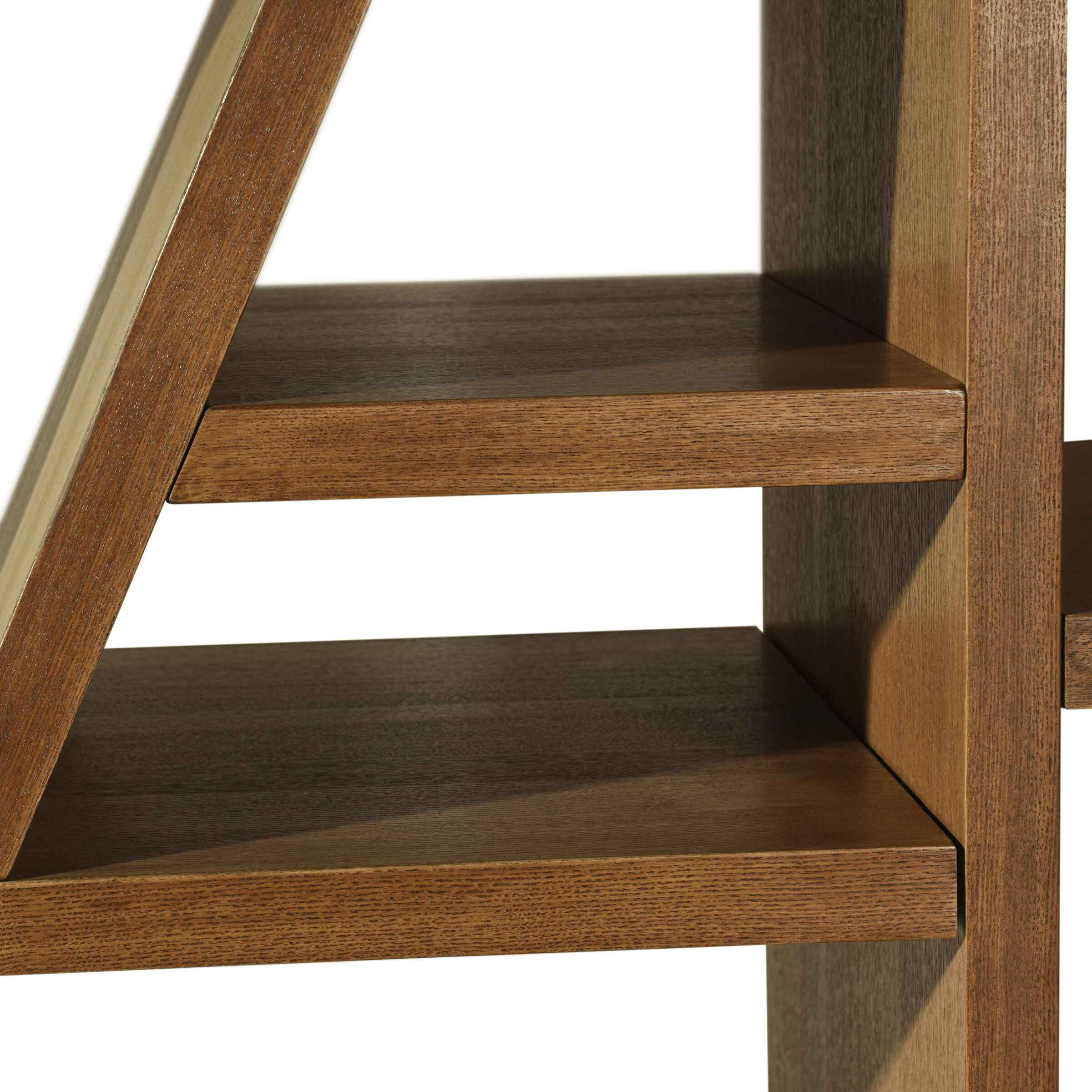 Winnona Amber Woodgrain Bookshelf