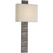 Anne-Marie Barton Fumar Tail Sconce Wall Light in Ridged Graphite