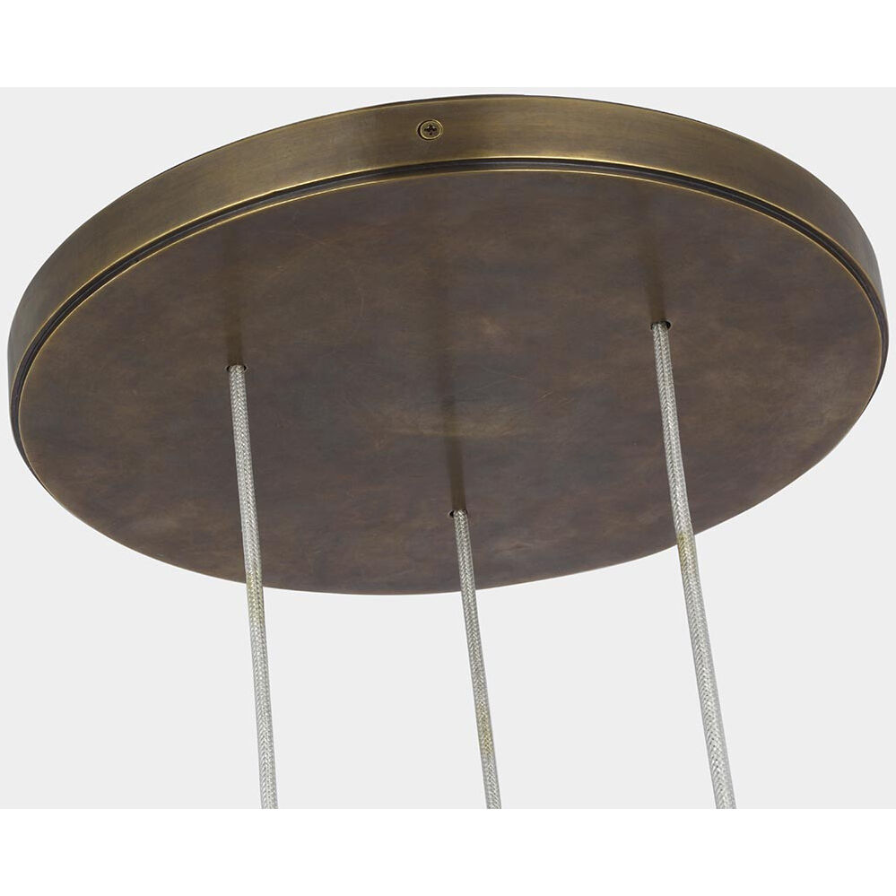 Anne-Marie Barton Armise LED 11 inch Mottled Brass Pendant Ceiling Light