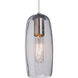 Pinot 9 1 Light Satin Nickel Cord Pendant Ceiling Light