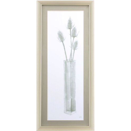 Neutral Allium / Neutral Grass / Neutral Seed / Neutral Thistle Neutral and Gray Framed Art