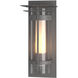 Torch 1 Light 16.2 inch Coastal Burnished Steel Outdoor Sconce