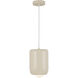 Hayden LED 7 inch Pearl White Pendant Ceiling Light